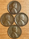 1911-S 1912-S 1914-S 1924-D Lincoln Cent VF/XF FULL Wheat Set Collection Lot