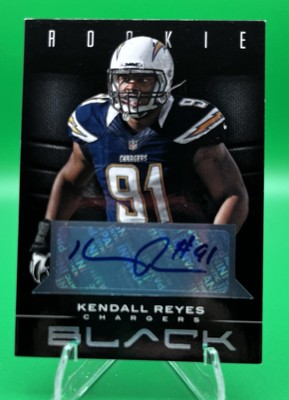 2012 Panini Black Platinum Signatures /49 Kendall Reyes #153 Rookie Auto RC