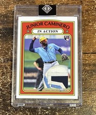 2024 Topps Transcendent Collection 1/1 Junior Caminero GAME USED Rookie Patch RC