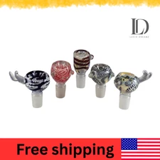 5-Pack Assorted Glass on Glass Inside Out Bowls 19mm – Durable Replacement Sl