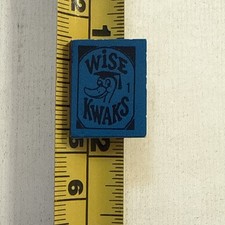 Blue #1 Wise Kwaks Vintage Cracker Jacks Mini Book Jokes 1970 Doll House VTG