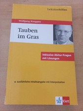 Wolfgang Koepen Tauben im Gras Abitur Fragen ...