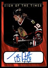 1997-98 SP AUTHENTIC SIGN OF TIMES TONY AMONTE