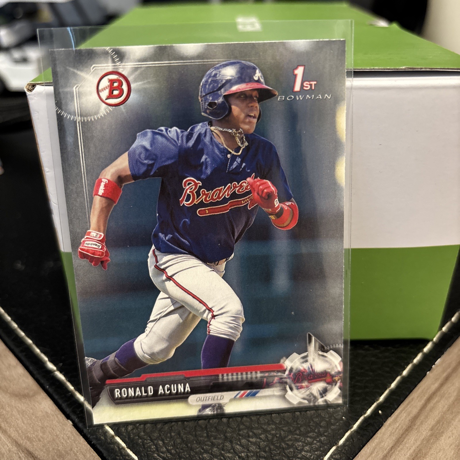 2017 Bowman: #BP127 Ronald Acuna Jr 1st Bowman RC NM-MT OR BETTER