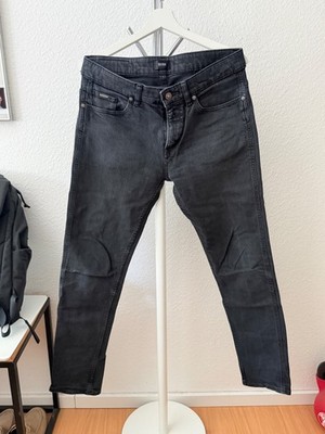 BOSS Delaware Slim Jeans 32/32 Herren Dunkelgrau