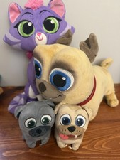 Disney Junior Puppy Dog Pals Plush Bundle Pugs Bingo Rolly Hissy Stuffed Animals