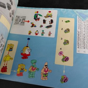 LEGO SpongeBob SquarePants 3818 Instruction Manual Book Only 2012 Illustrated