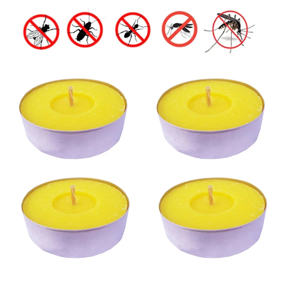 Price's Citronella 4 Maxi Light Candles Indoor/Outdoor Use-Up to 10hrs Burn time - Image 2 of 3