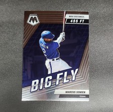 2022 Panini Mosaic Big Fly  #BF-5 Marcus Semien  Texas Rangers Baseball Card