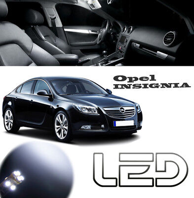 Opel Insignia 15 Light Bulbs White Led Lighting Ceiling Cabin Trunk Feet Ebay