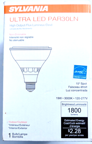 Sylvania Ultra LED Par30LN High Output 1800 Lumens NEW - Picture 2 of 7