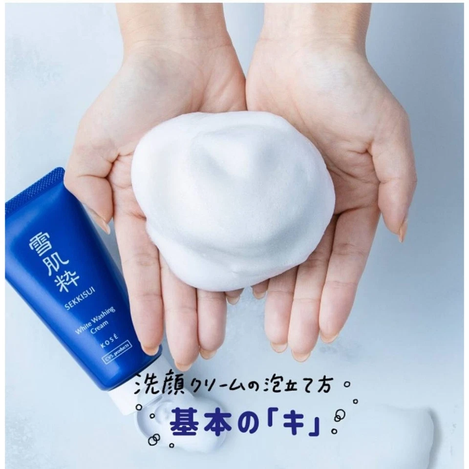 [KOSE SEKKISUI] Crema Lavadora Blanca Hidratante Espuma Facial Limpiador 120g NUEVO Foto 2 de 2