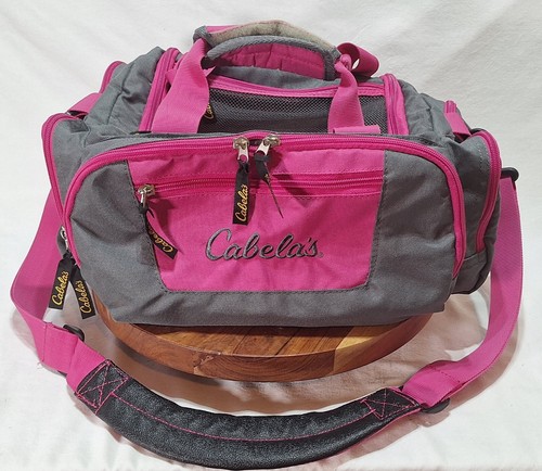 Cabela's 15" Seesack pink/grau Nacht Fitnessstudio Handgepäck Seesack 15x8x6"  - Bild 1 von 2