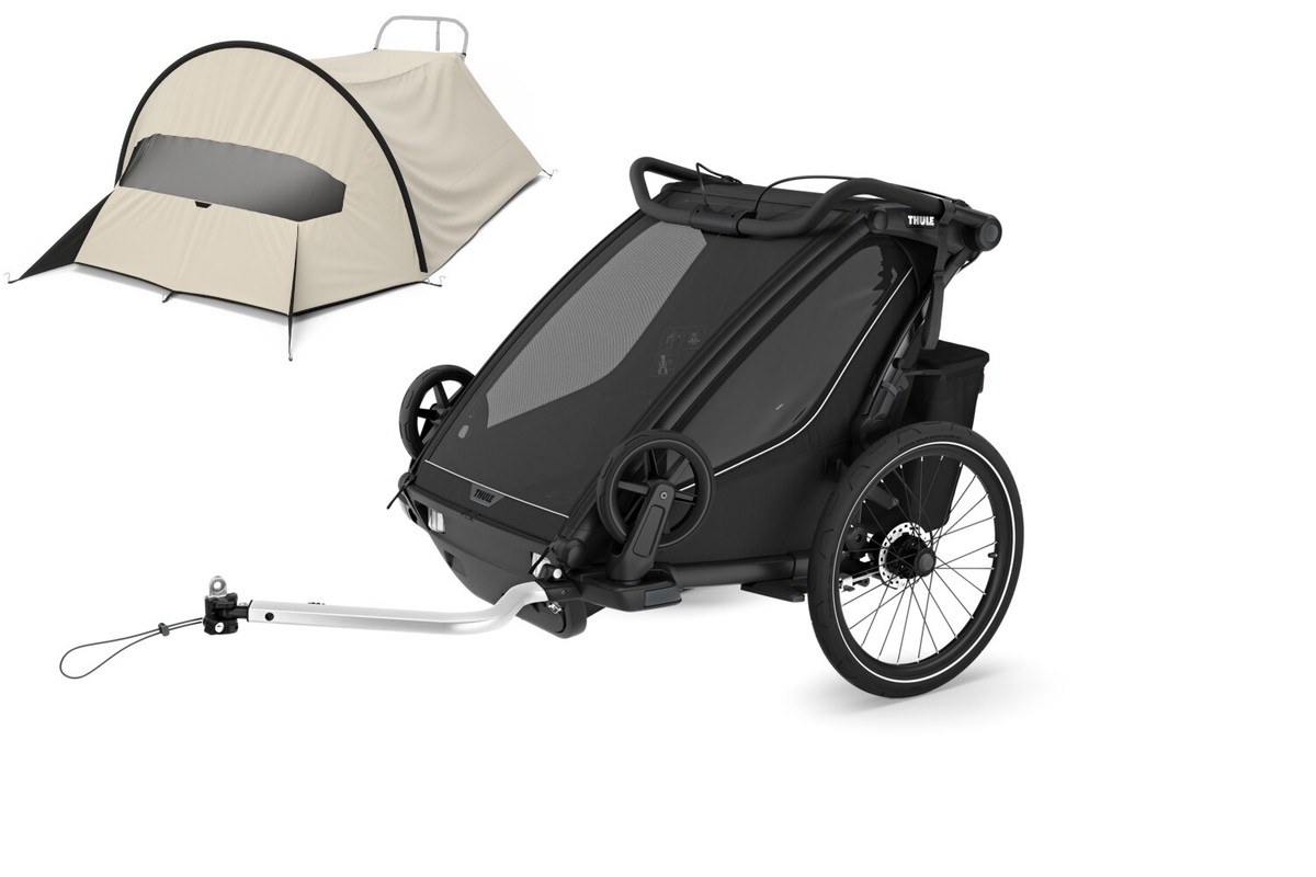 Thule Chariot Sport 2er Double Multisport Fahrradanhnger Anhnger Black  Schw... | eBay
