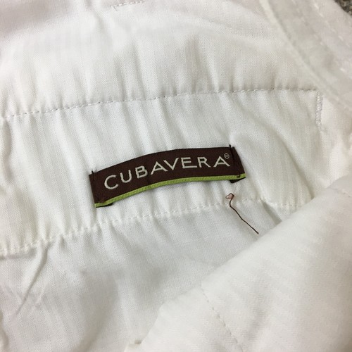Cubavera Shorts 40 Adult White Chino Linen Pockets Flat Front Casual Modern Mens - Picture 8 of 12