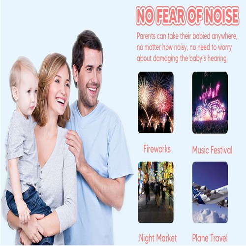 Baby Child Protection Ear Muffs Kids Noise Reduction Safety Cancelling Headphone - Picture 37 of 46