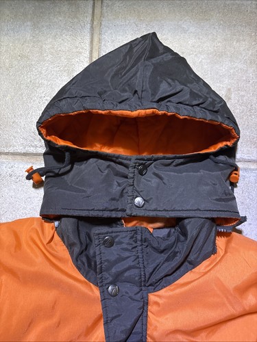Chaqueta de Colección Cleveland Browns Para Hombres XL Logo Atlético NFL Abrigo Abombado Años 90 - Imagen 4 de 11