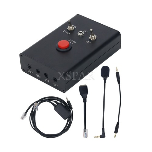 DIH-1 Radio Microphone Radio Accessory for XIEGU Radio Support External Speaker
