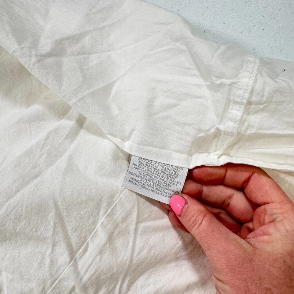 восстановление оборудование кровать юбка полный 100% хлопок белый Италия современный традиционный - Изображение 4 из 4