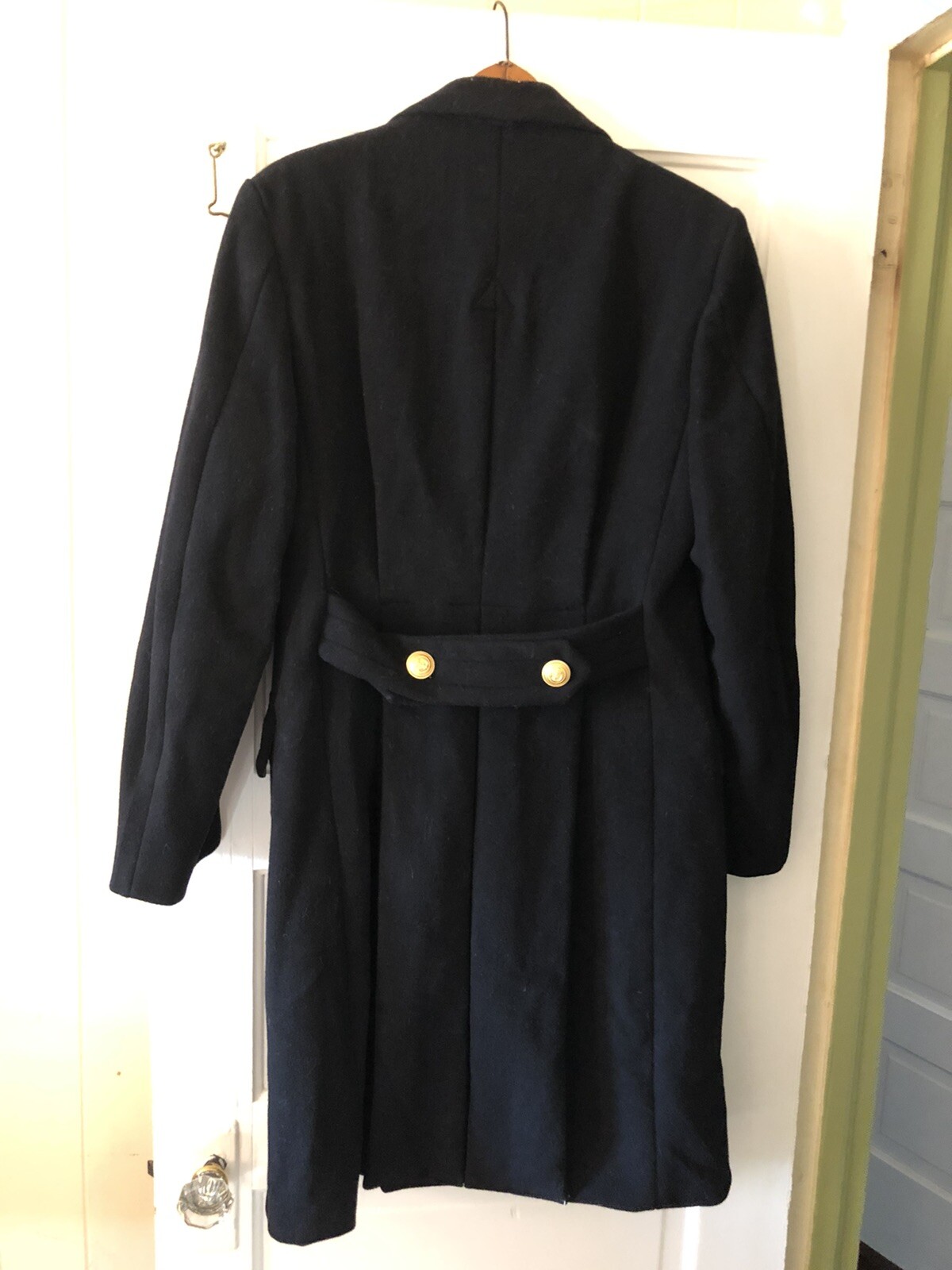 Vintage European Military Wool Coat Gem