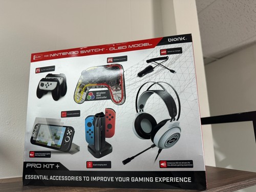 Bionik Pro Kit+ - for Nintendo Switch OLED Model - Gaming Headset ...