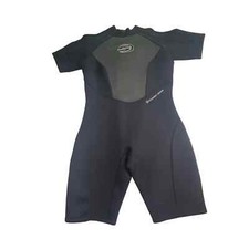 DEEP SEE diving WETSUIT black short sleeve size 15/16 READ MEASUREMENTS PLS