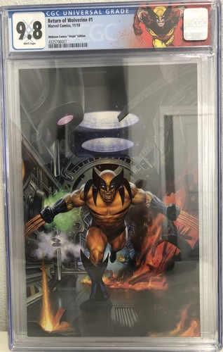 Return  of Wolverine #1 (2018) CGC 9.8 WHITE Midtown Virgin Variant! Joe Jusko!