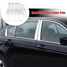 For 2008-2012 Honda Accord Chrome Pillar Post Trim Cover 6pcs For 2008-2012 Honda Accord Chrome Pillar Post Trim Cover 6pcs