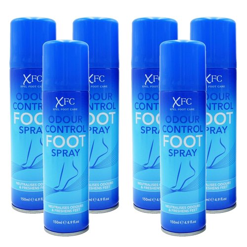 6 X XFC ODOUR CONTROL FOOT SPRAY 150ML eBay