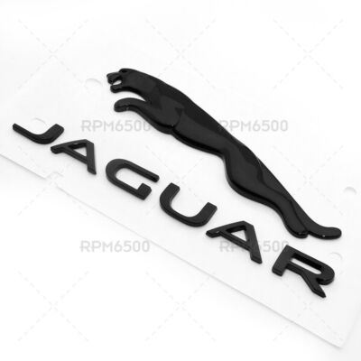 FOR Jaguar Gloss Black Liftgate Tailgate Hatch Emblem Badge Nameplate OE