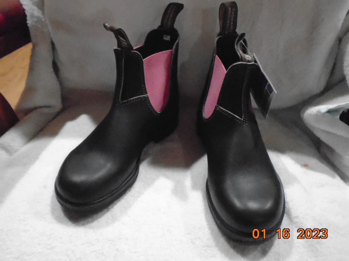 BLUNDSTONE new with box STYLE 1377 USA women 7.5 men 5.5 brown and pink