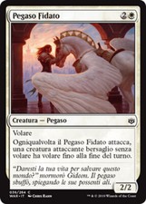 MTG 4x TRUSTED PEGASUS EXC - PEGASO FIDATO - WAR - MAGIC