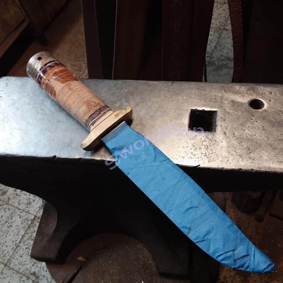 Set of 3 Fighters Old School Model WW2 US Soldiers Style Knives D2