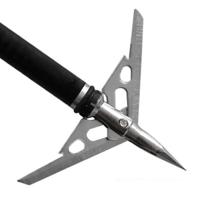12pcs/pack 100gr Broadheads 2.2'' Cutting Dia Archery Arrow Screw In Points Tips
