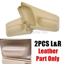 Fit For Volkswagen Beetle 98-10 Door Panel Insert Cards Beige Leather Synthetic