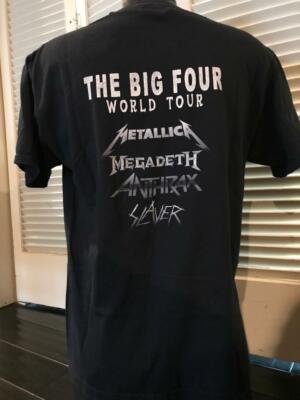 The Big 4 NYC Slayer Megadeth Anthrax Metallica Tour Shirt Size