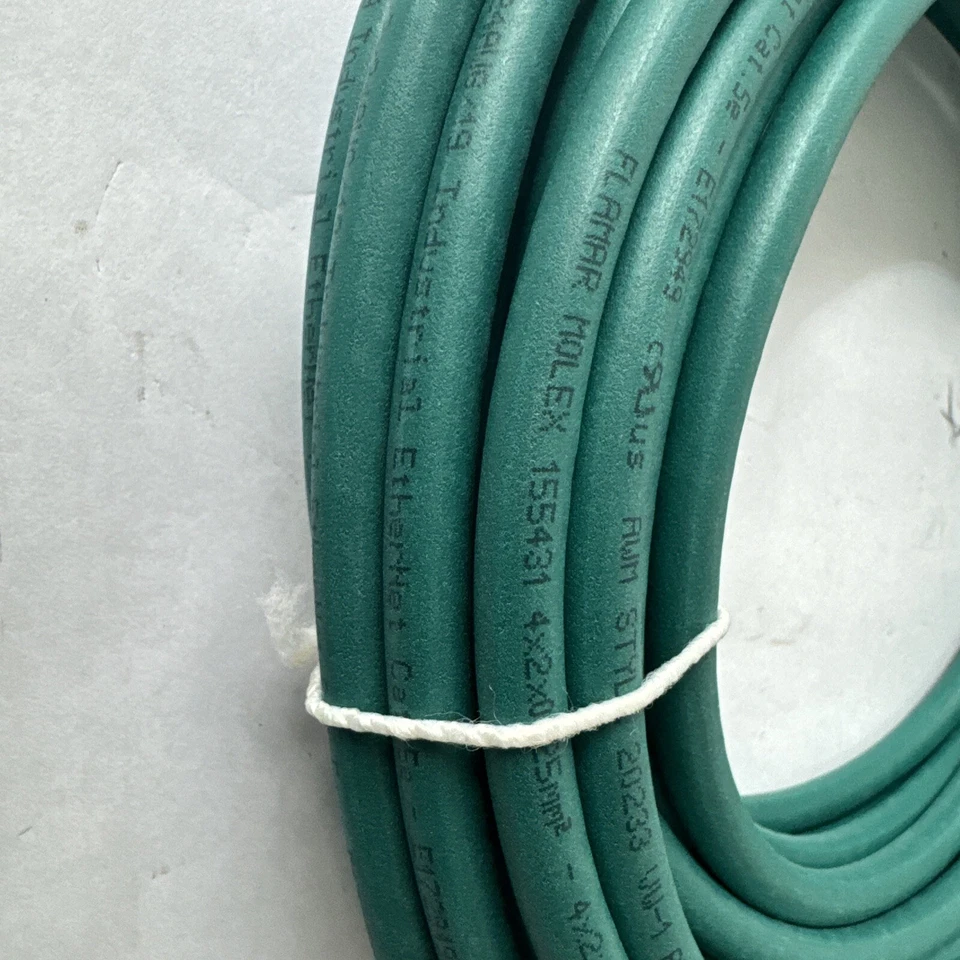 Flamar Molex 155431  Industrial Ethernet Cable  /10 Meters AVM Style (open Box) - Imagem 2 de 4