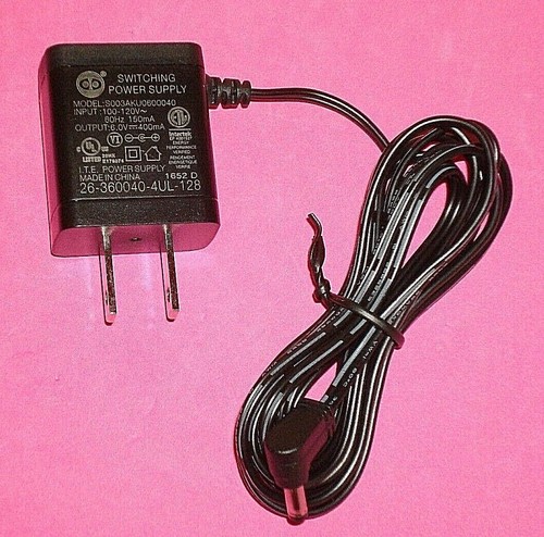 26-360040-4UL-128  OEM ADAPTER S003AKU0600040  VTECH AT&T PHONES  C3.8 - Picture 1 of 3