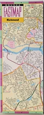Richmond, Virginia - Gousha Laminated Fastmap
