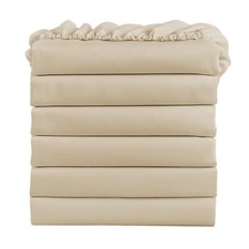 FreshCulture Queen Fitted Sheets, Bulk Pack of 6, Deep Pocket, Soft Microfibe...