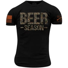 Grunt Style Realtree Edge - Beer Season T-Shirt - Black