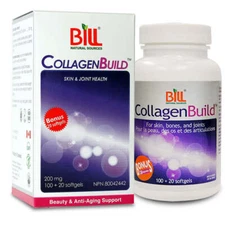 Bill Natural Sources CollagenBuild 200mg Beauty Anti-Aging 120 Capsules NEW