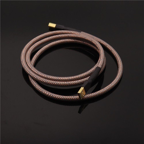Cable USB Accuphase Placa Dorada USB A a B Enchufe OFC Cable de alta fidelidad de datos NUEVO - Imagen 5 de 6