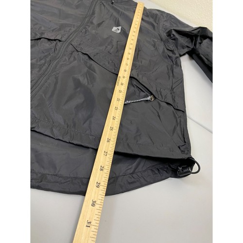 Red Ledge Windbreaker Jacke mit Kapuze schwarz Nylon Größe L leicht - Bild 7 von 14