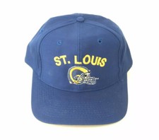 St Louis Rams Vintage 80s NFL Logo 7 Snapback Hat Cap Rare NWOT