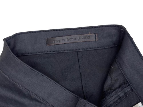 Jeans skinny donna Rag & Bone Raja Shoreditch ricamato taglia 29 nero nuovo con etichetta! - Foto 8 di 9