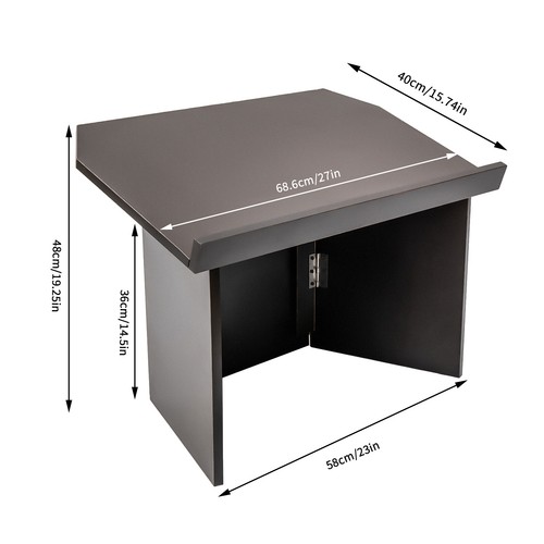Foldable Tabletop Podium - Portable Presentation Podium, Lectern Book Stand - Picture 17 of 17