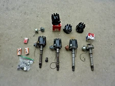 1957-67 GM V8 Distributors With Caps, Points and Miscellanous Ignition Parts