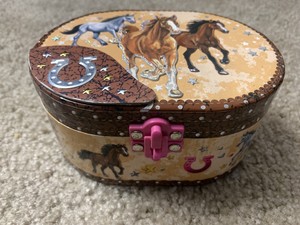 horse musical jewelry box