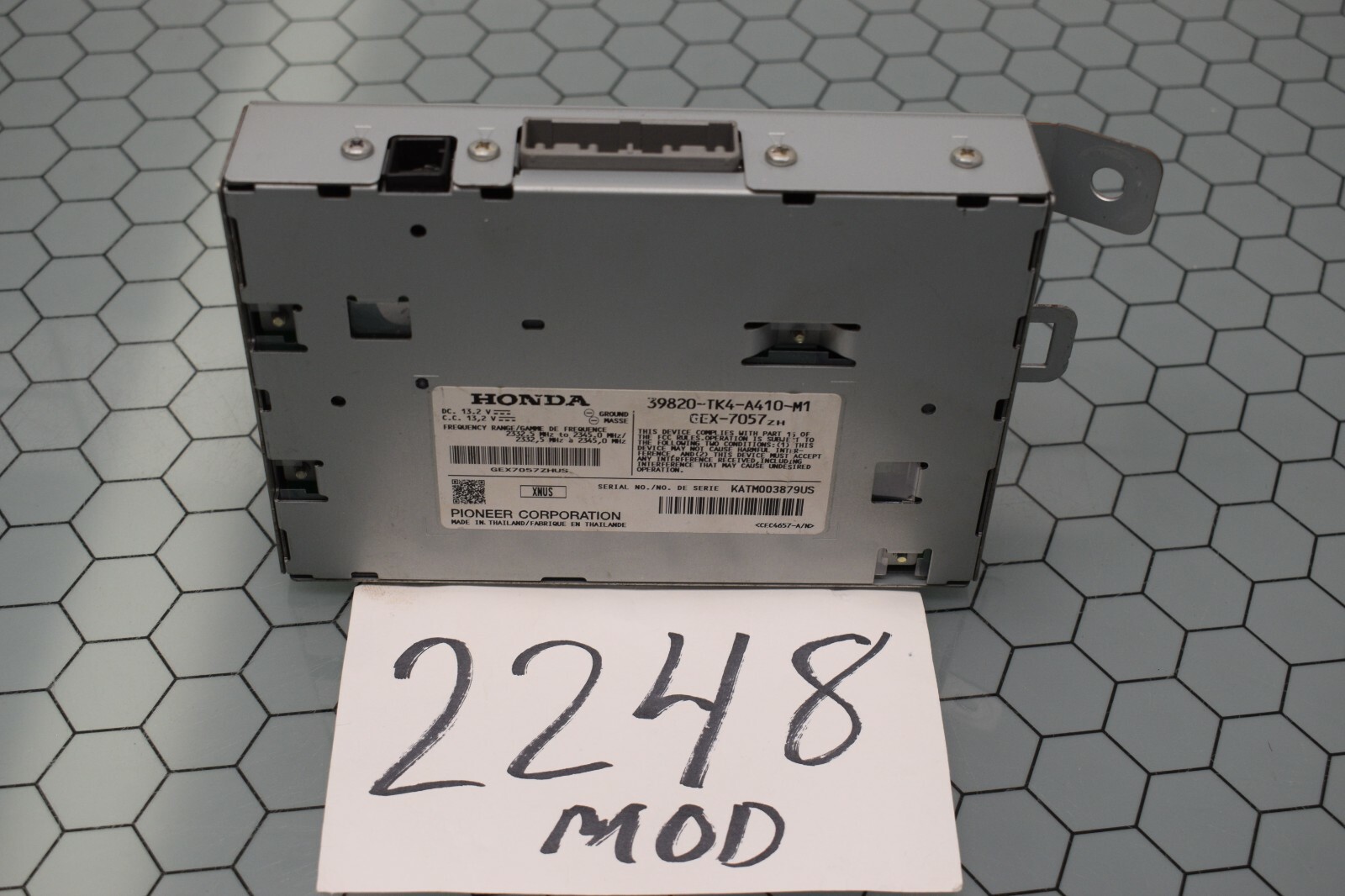 12 13 14 Acura TL Satellite Radio Receiver Control Module #2248-MOD 